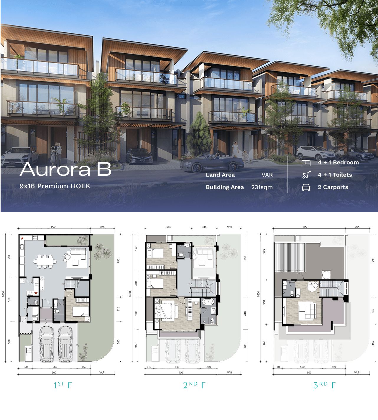 Aurora B - 9X16 Premium HOEK