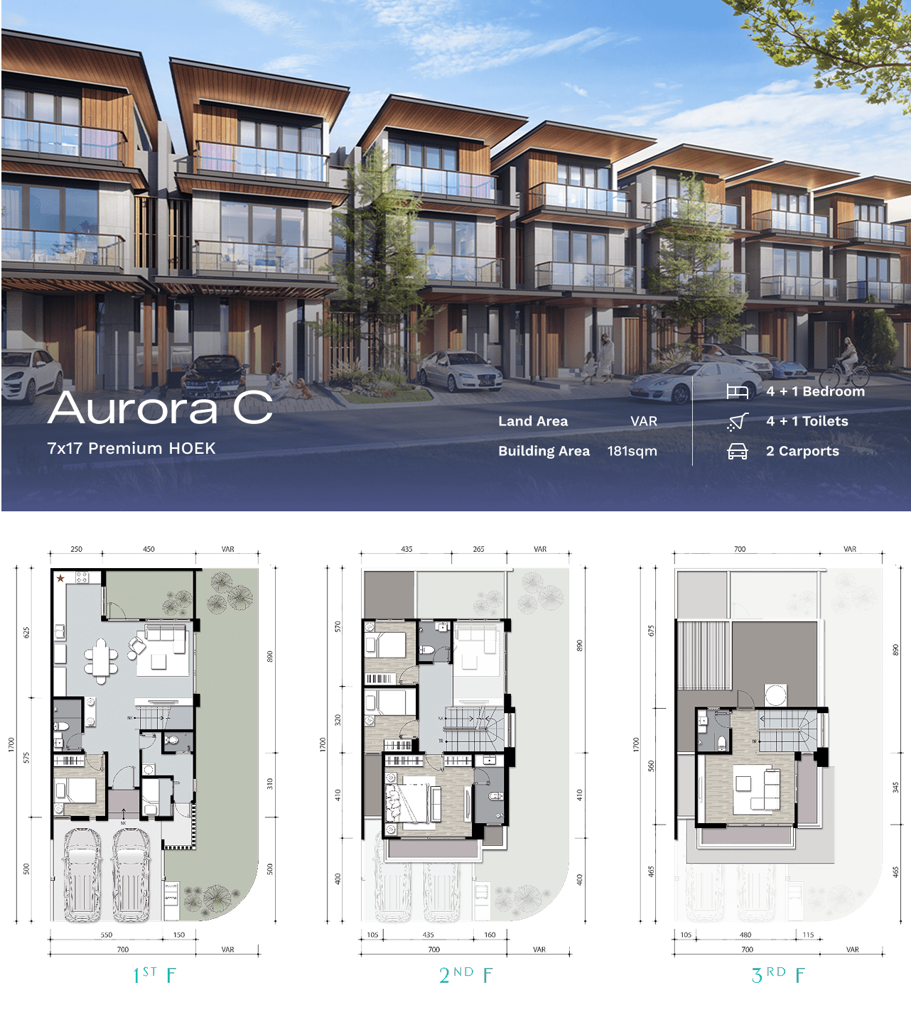 Aurora C - 7X17 Premium HOEK